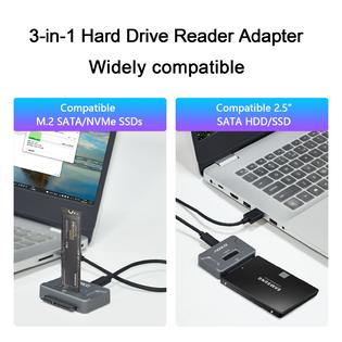 AOKO NVMe to USB SSD Reader Docking Station Portable