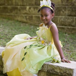 Axaxa Princess Tiana Costume for Girls Tiana Dress Princess and
