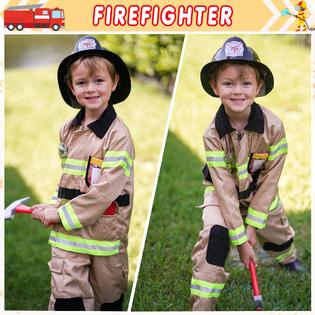 giftinbox GIFTINBOX Firefighter Costume For Boys,Fireman Costume