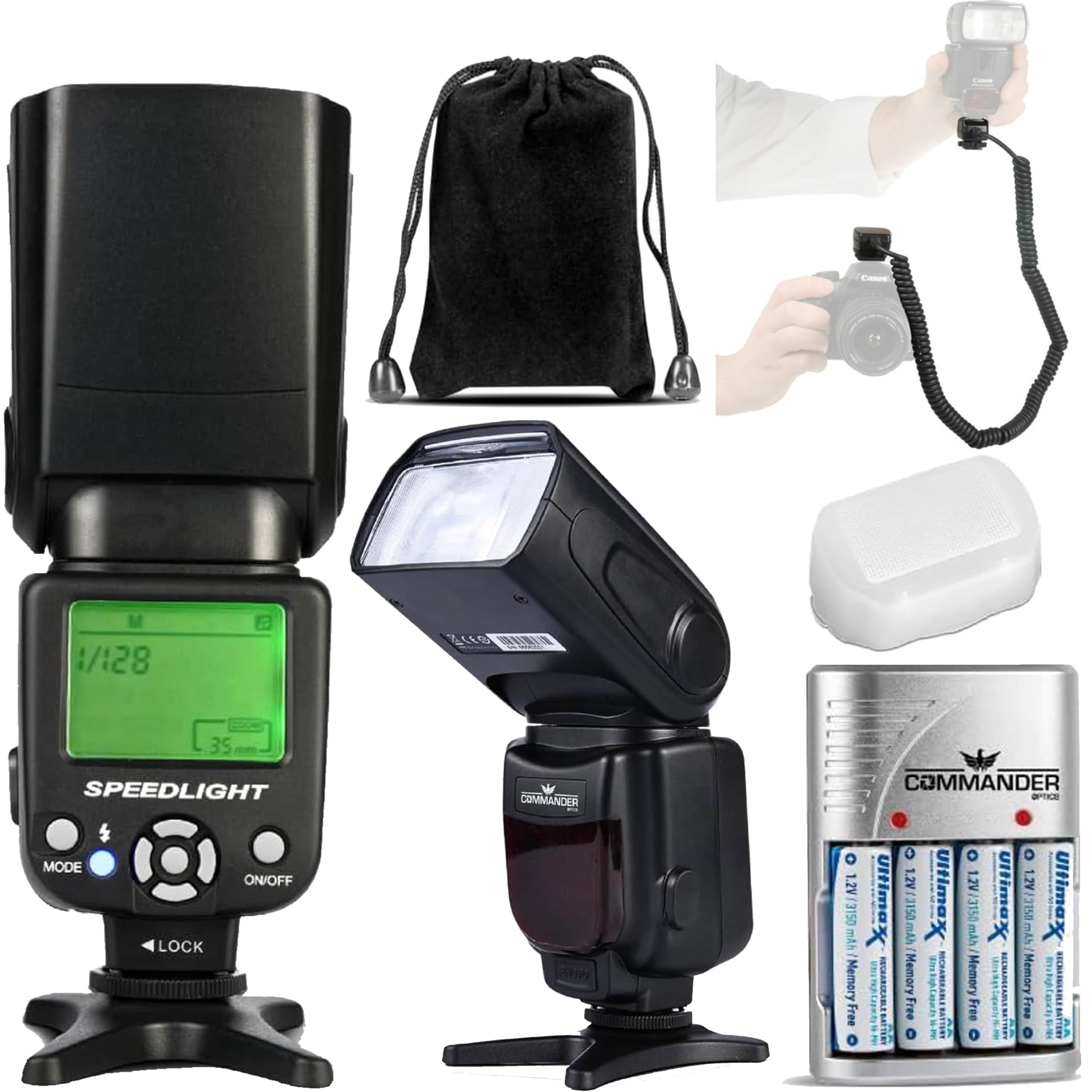 Commander Optics TTL-613C-Cord Speedlite Dedicated Electronic