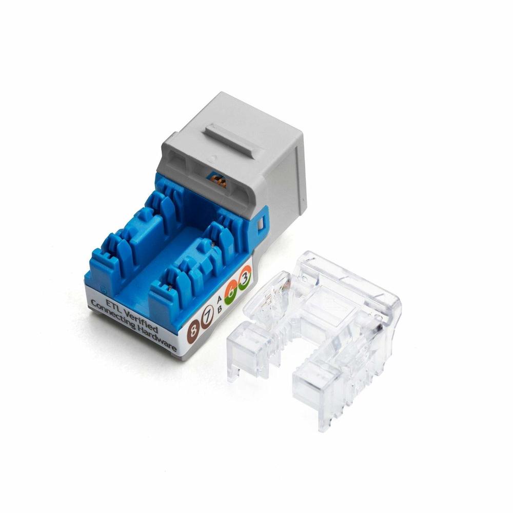 True Cable trueCABLE Cat6A Keystone Jack, Unshielded (UTP), 90 Degree ...
