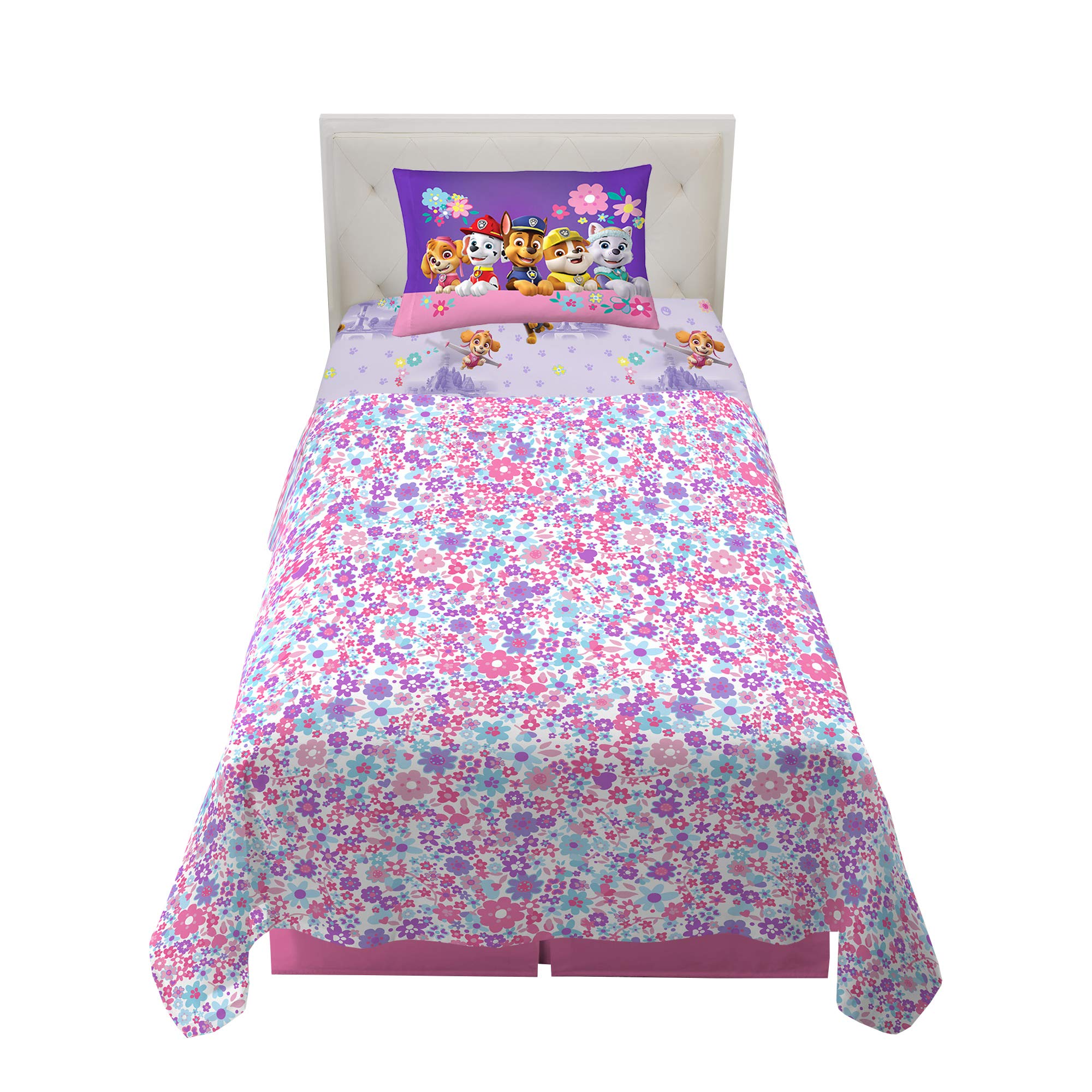 Paw Patrol Girls Kids Bedding Super Soft Microfiber Sheet Set - Main Image
