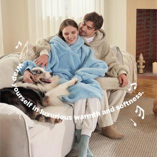 Bedsure Snug Hoodie Blanket Bedsure Wearable Blanket Hoodie For
