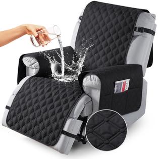 TAOCOCO 100% Waterproof Recliner Chair Covers with Leg Straps