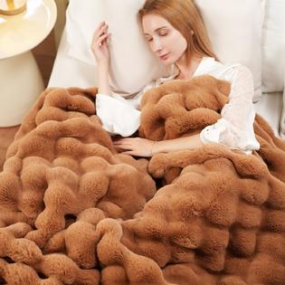 macinso Super Comfort Oversized Warm Thick Bubble Double