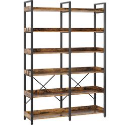 Damage package) 5-Tier Corner Bookshelf, Tall Corner Bookcase,5-Shelf Damage package) 5-Tier Corner Bookshelf, Tall Corner Bookcase,5-Shelf