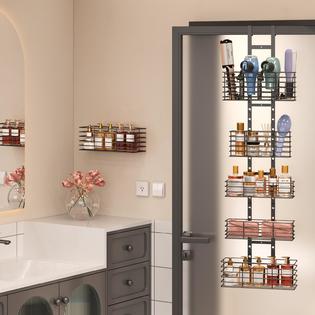 Yuyetuyo 5-Tier Over The Door Bathroom Organizer Hair Dryer