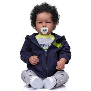 Icradle iCradle Reborn Baby Dolls Boy Black Biracial African