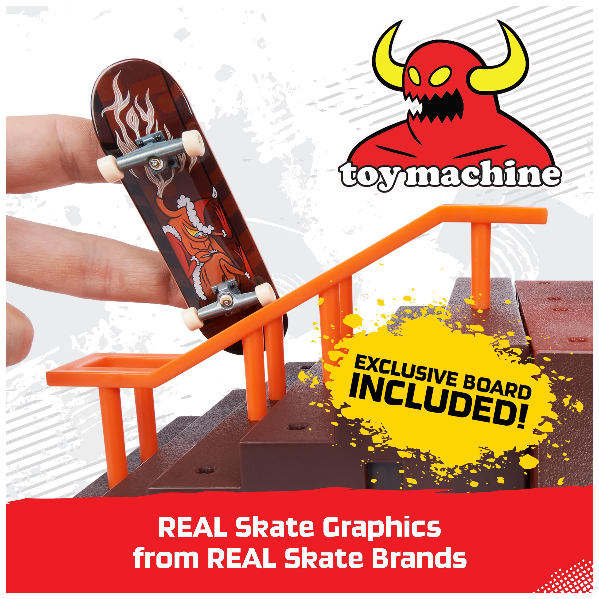 Tech Deck Godzilla Sk8shop Bonus Pack - 6 Mini Skateboards à Collectionner Et Personnaliser (dès 6 Ans)