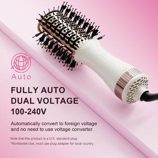 Olaermoso 4-in-1 Travel Dual Voltage Hair Dryer Brush Blow Dryer