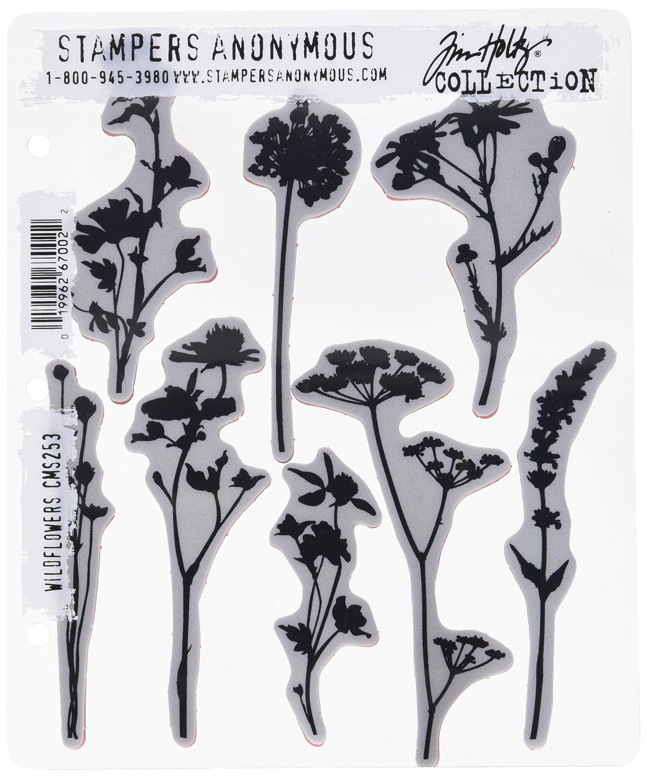 Tim Holtz Cling Stamps Sideshow 7 X 8,5 Pollici, Senza Acidi, Per Progetti Creativi E Scrapbooking
