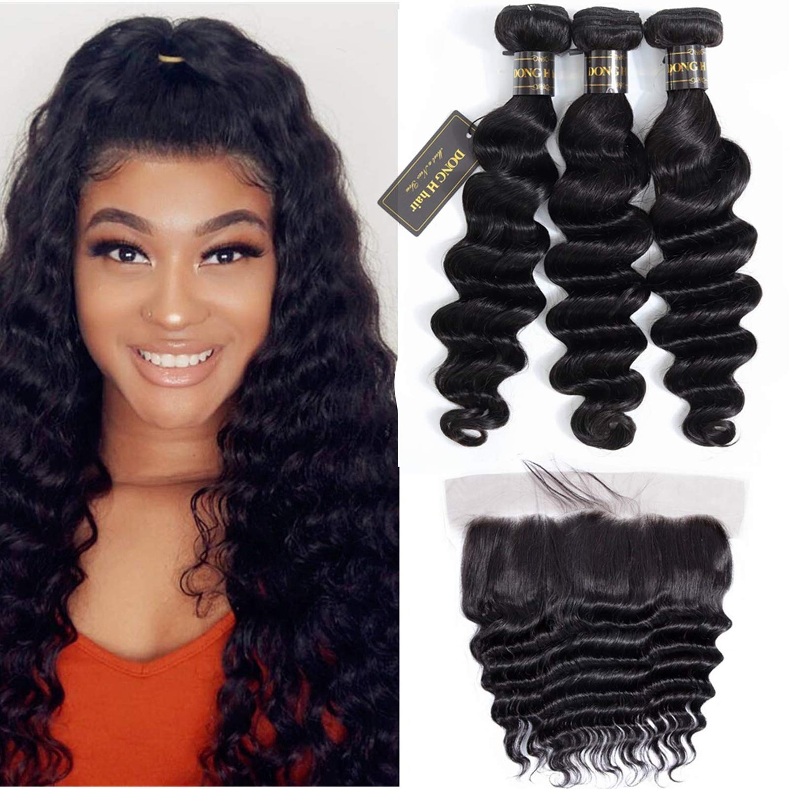 613 9a Peruvian 20 Ear to Ear lace wig Brazilian Deep Wave 13x4 Lace Frontal Closure Pre Plucked  main image 2