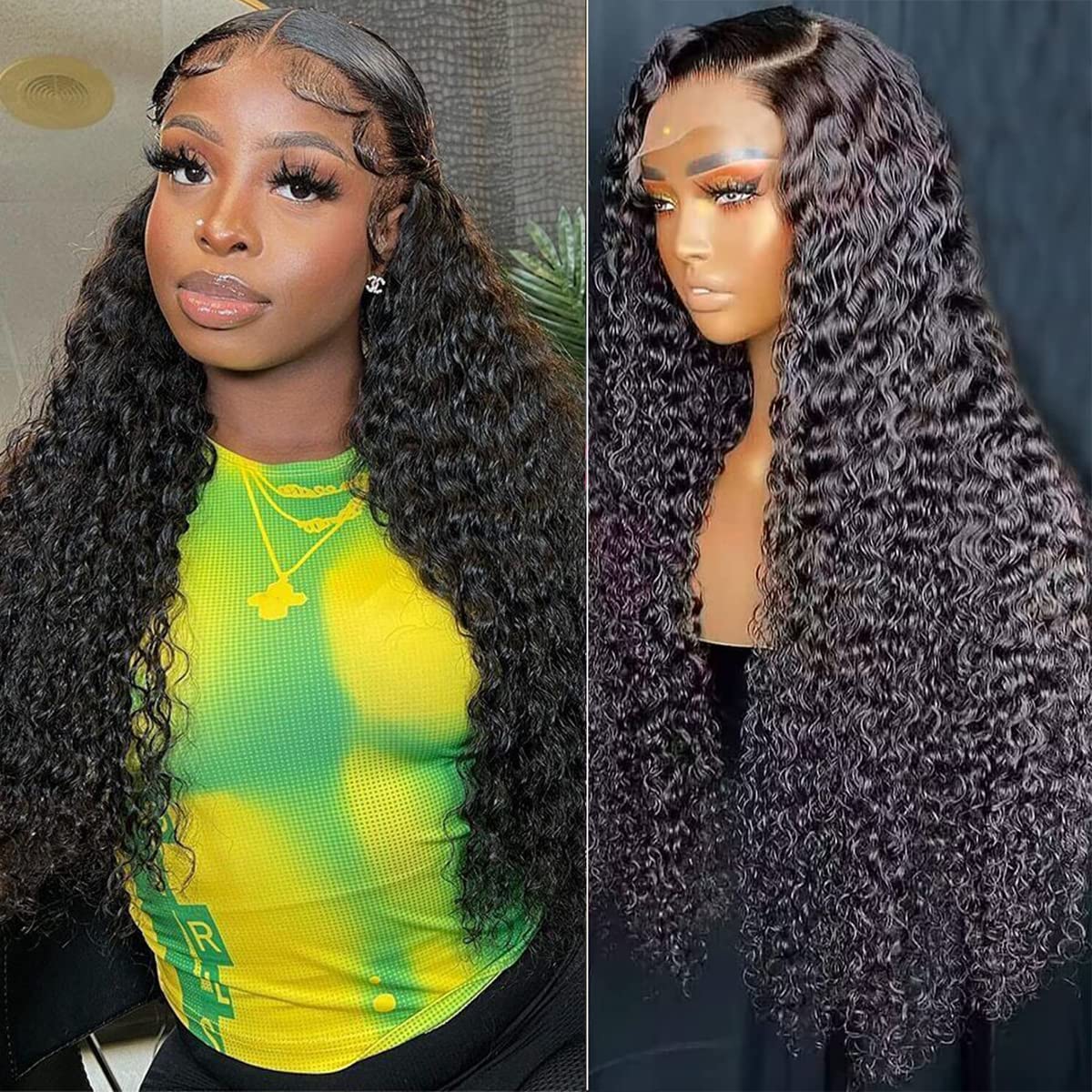 24” DEEP WAVE WIG Affordable 24 Inch Body Wave Wig | 13x6 Human Hair Wig  main image 3
