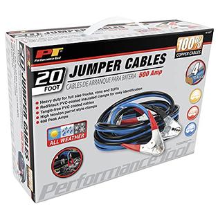 Performance Tool W1667 20' 4-Gauge 500 AMP 100% Copper All Weather