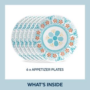 1144933 Corelle Global Collection Vitrelle 6-Piece Appetizer