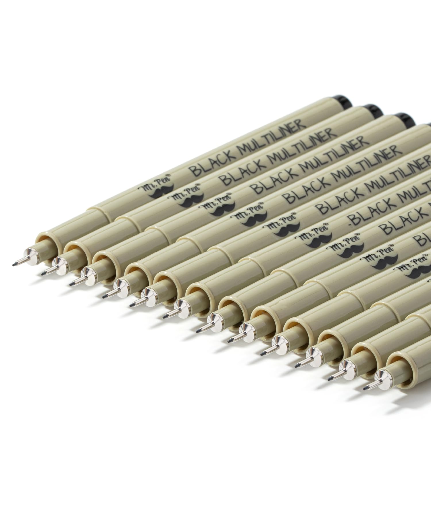 Pen- Drawing Pens for Artists, 12 Pack, Black Ink