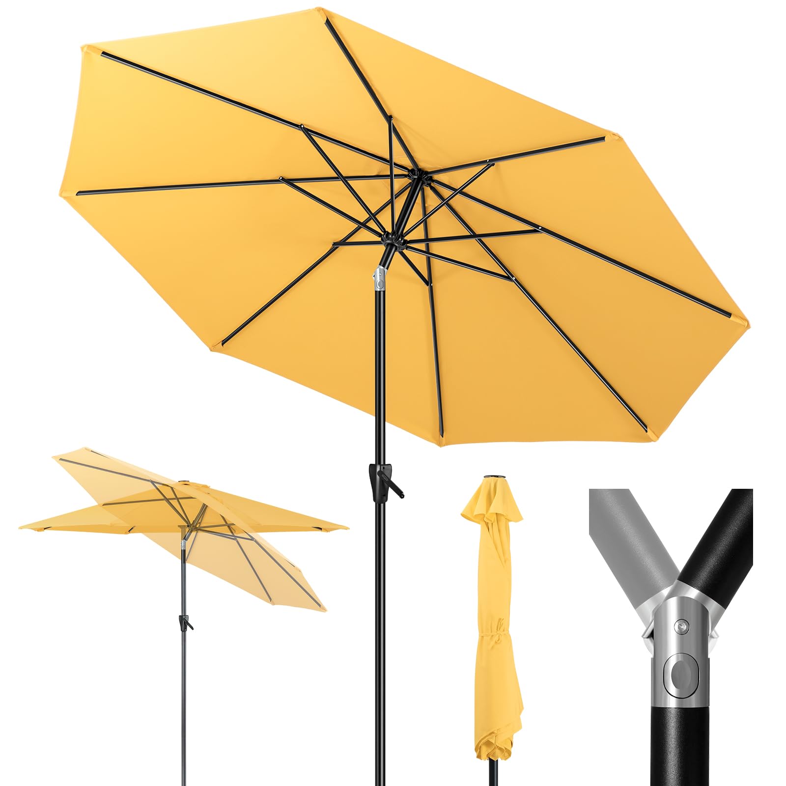 amazon yellow patio umbrella This Easily 'Elevates' Your Outdoor Space, and It's Under $50 at Right Now and whether you put it on the patio of your restaurant or out by the pool at home TL Series Tilting Market umbrella