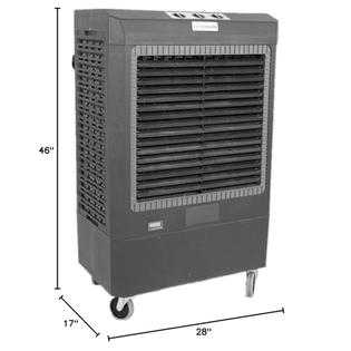 Hessaire MC61V Portable Evaporative Cooler, 5300 Cubic Feet per