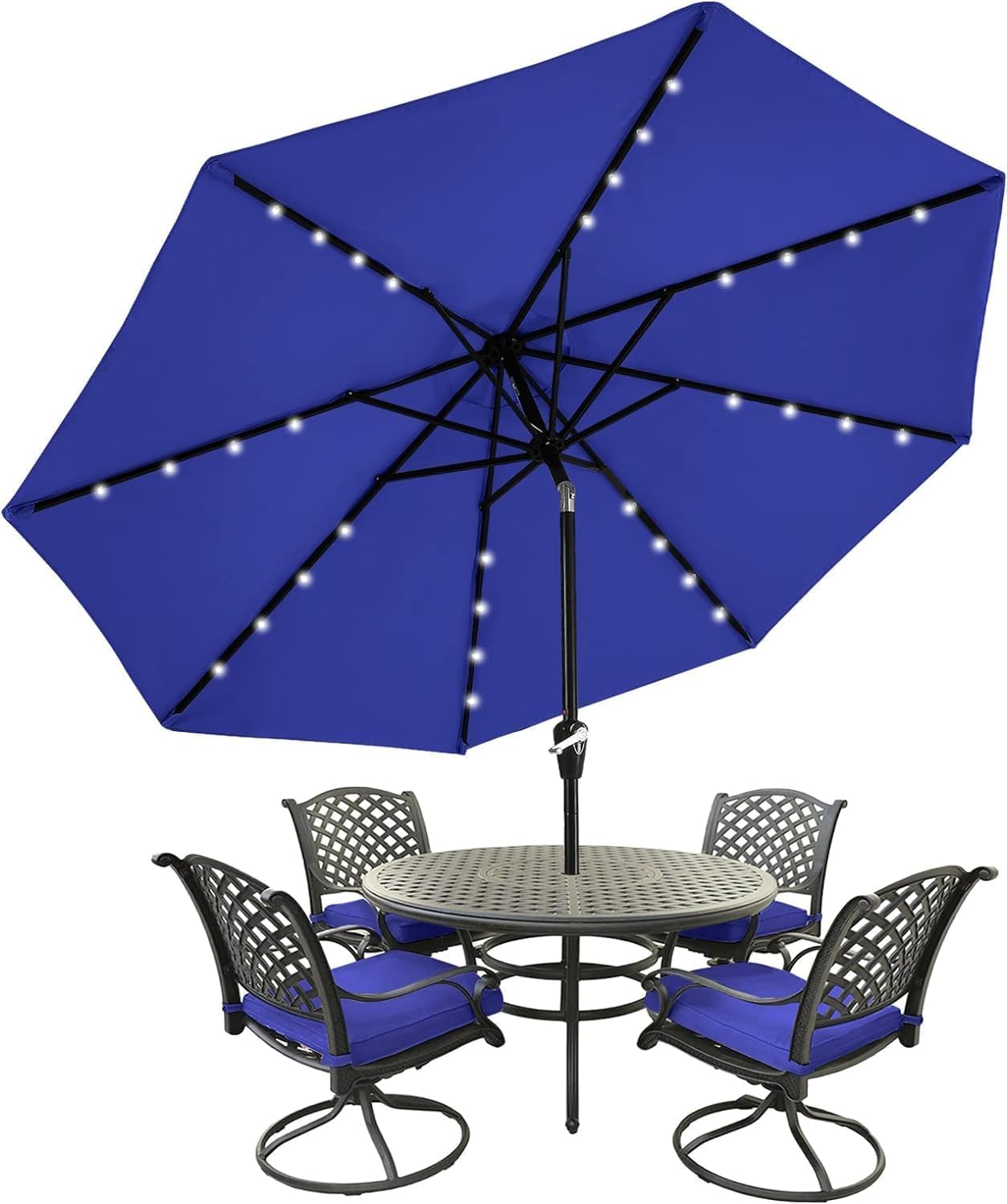 large patio umbrella with tv music lights sears Bluu Bluetooth Light BASE NOT INCLUDED Alpha Joy 15ft Extra Large