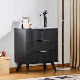 affeivul Mid Century Modern Dresser 3 Drawer Dresser for Bedroom Wood Small Dresser with Drawers and Solid Wood Legs Tall Nights affeivul Mid Century Modern Dresser 3 Drawer Dresser for Bedroom Wood Small Dresser with Drawers and Solid Wood Legs Tall Nights