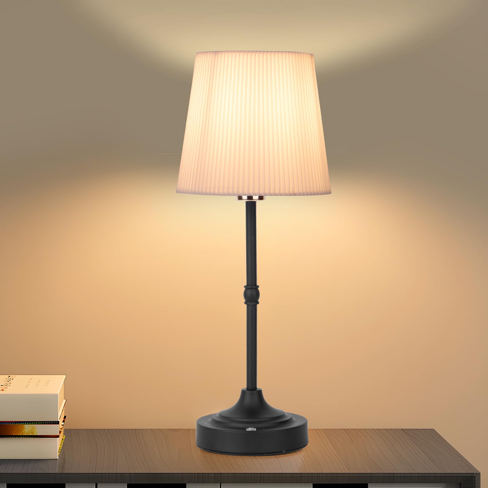 YOIZO Bedside Lamps Cordless Rechargeable Table Lamp Dimmable, 5000mAh