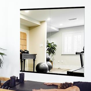 Amazon Wall Mirror Exercise Delma Home Gym Mirror, 54''x30''x2PCS, Large Full Body Mirror For