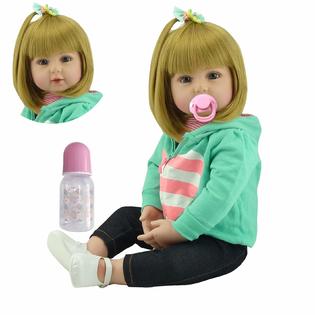 Icradle iCradle Lovely Reborn Baby Girl Doll 18 inch 45 cm Soft