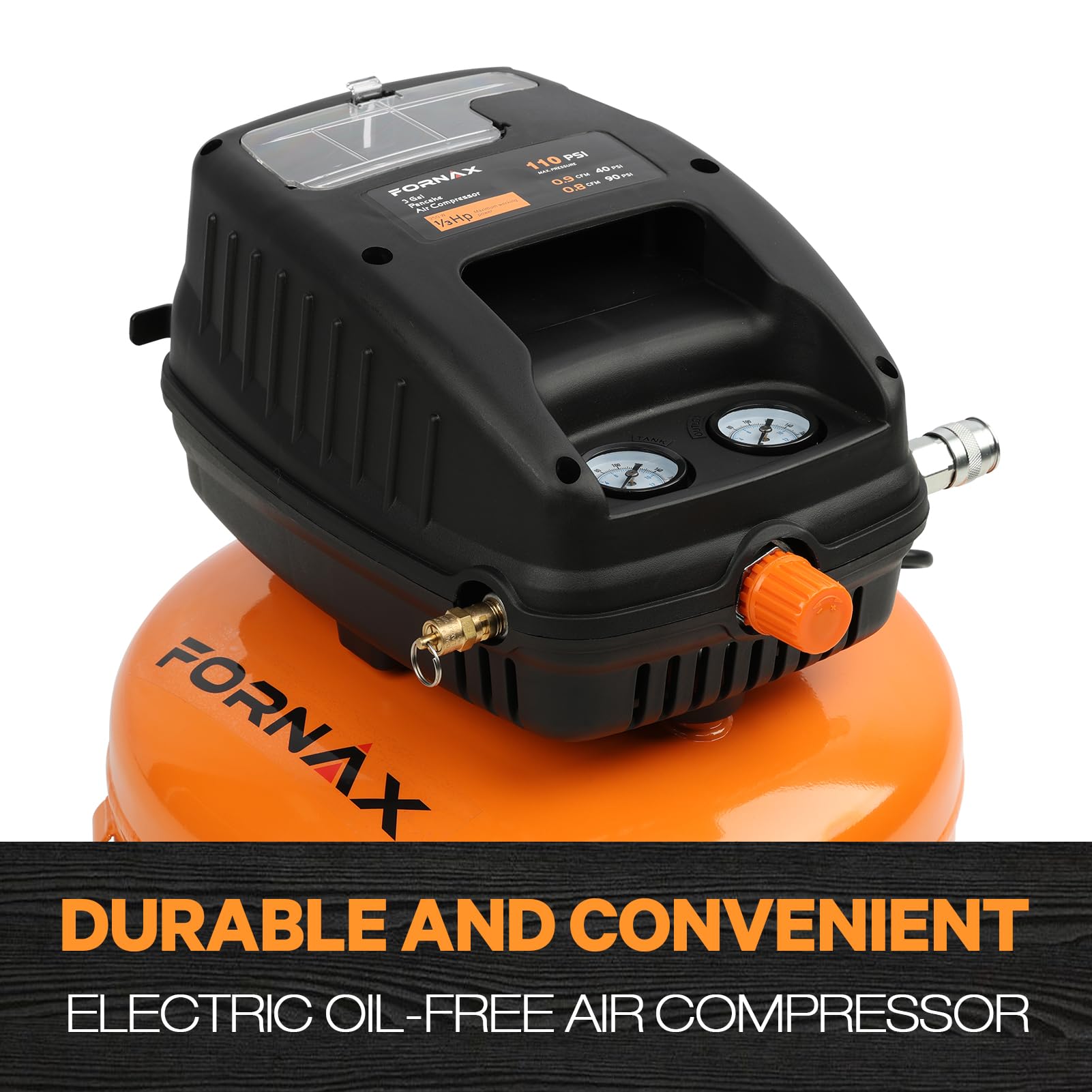 RIDGID 6 Gal. 150 PSI Portable Electric Air Compressor OF60150HB With (5) Hoses 313018552554