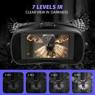 Night Vision Goggles, 4K Night Vision Binoculars With 5000mAh Rechargeable Battery