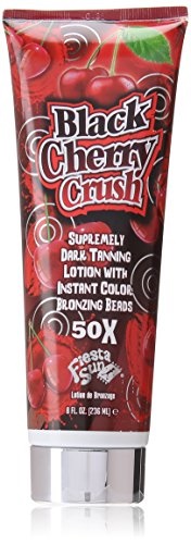 fiesta sun black cherry crush 50x bronzer tanning lotion 8 oz
