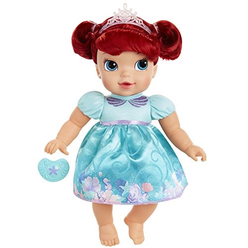 disney princess deluxe baby ariel doll with pacifier toy