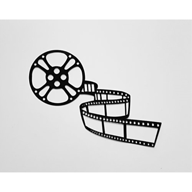 Universal Movie Wall Art Decoration Director Film Reel Say It All On The Wall Movie Reel And Film Sign Home Theater Decor Metal