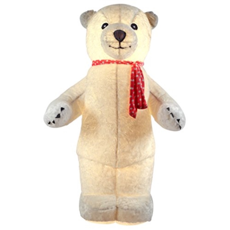 vidamore 65ft inflatable standing polar bear with plush fabric cover indoor outdoor christmas decorations - Polar Bear Inflatable Christmas Decorations vidamore 65ft inflatable standing polar bear with plush fabric cover indoor outdoor christmas decorations - Polar Bear Inflatable Christmas Decorations