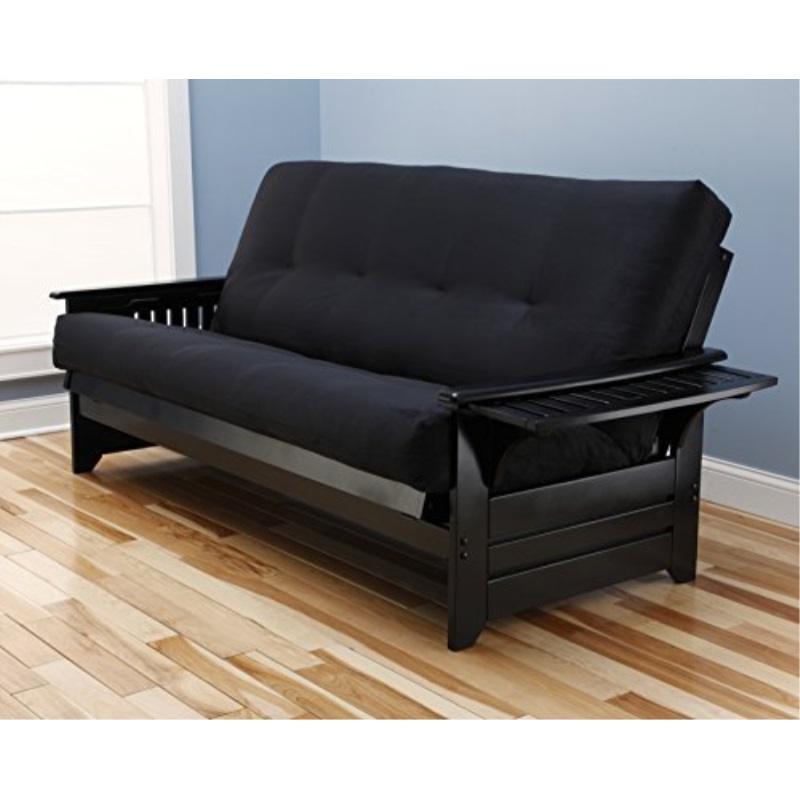 Kodiak Furniture Kf Phoenix Futon Full Size Suede Black Kodiak Furniture Kf Phoenix Futon Full Size Suede Black