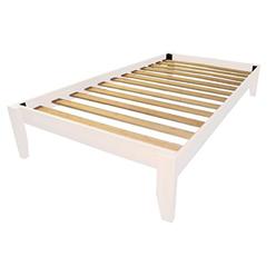 Epic Furnishings Stockholm Solid Wood Bamboo Platform Bed Frame Twin Size White Finish Epic Furnishings Stockholm Solid Wood Bamboo Platform Bed Frame Twin Size White Finish