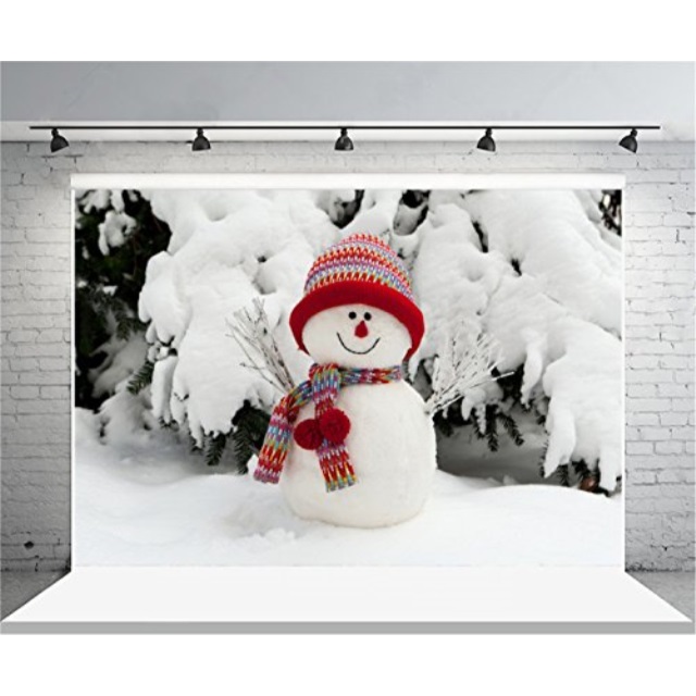 Amib0761rch4k Aofoto 7x5ft Snowman Backdrop Christmas