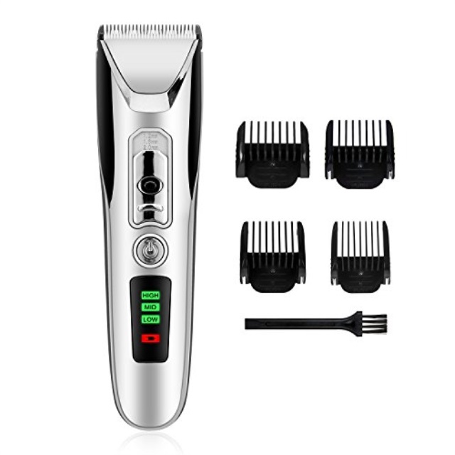 Yevita Cordless Hair Clipper For Men Electric Trimmer Yevita Cordless Hair Clipper For Men Electric Trimmer Haircut Machine Cutter With 4 Combs Attachments Professional Low No