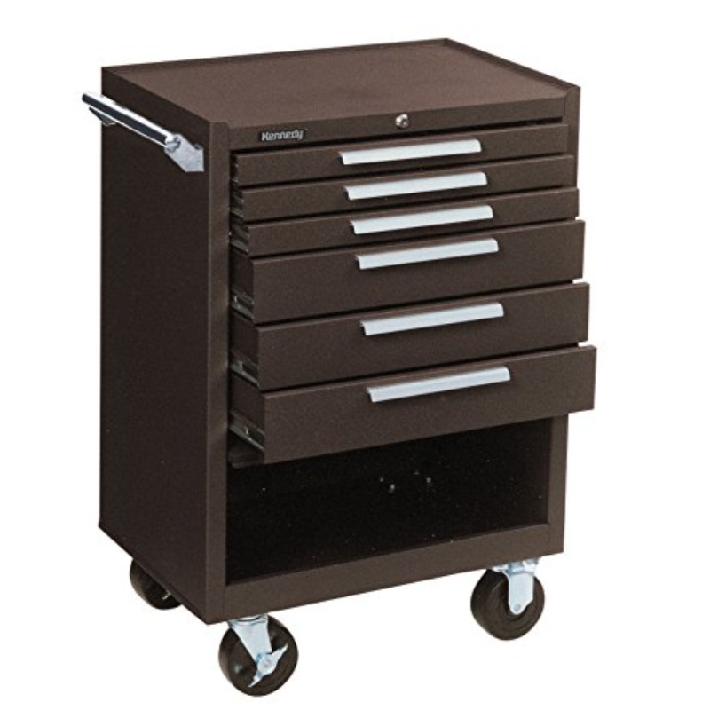 Wheeled Garage Storage Cabinet Kennedy Manufacturing 378xb 27 8 Drawer Tool Storage Roller Cabinet With Chest And