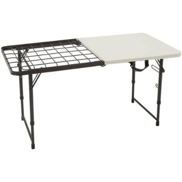 Lifetime Products 22119 Foot Folding Picnic Table With Lifetime Products 4 Fold In Half Cooking Table By