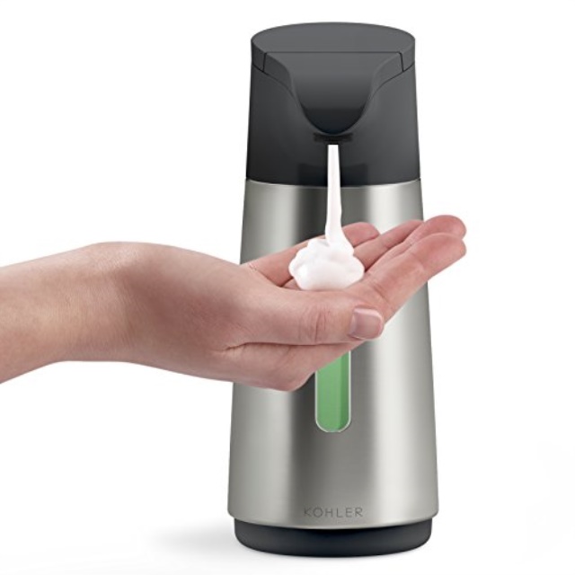 Kohler Touchless Foaming Dish And Hand Soap Dispenser With Kohler Touchless Foaming Dish And Hand Soap Dispenser With 20 Second Lighted Timer Adjule Volume Control Stainless Steel