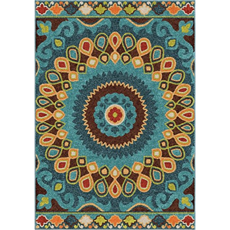 Area Rugs Accent Sears Orian Rugs Veranda Indoor Outdoor Indo China Area Rug 7 8 X 10