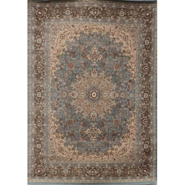 New City Light Blue Silver Traditional Isfahan Wool Persian New City Light Blue Silver Traditional Isfahan Wool Persian