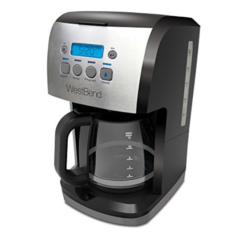 West Bend 30 Cup Coffee Maker West Bend 56911 12 Cup Steep And Brew Coffee Maker Black Metallic