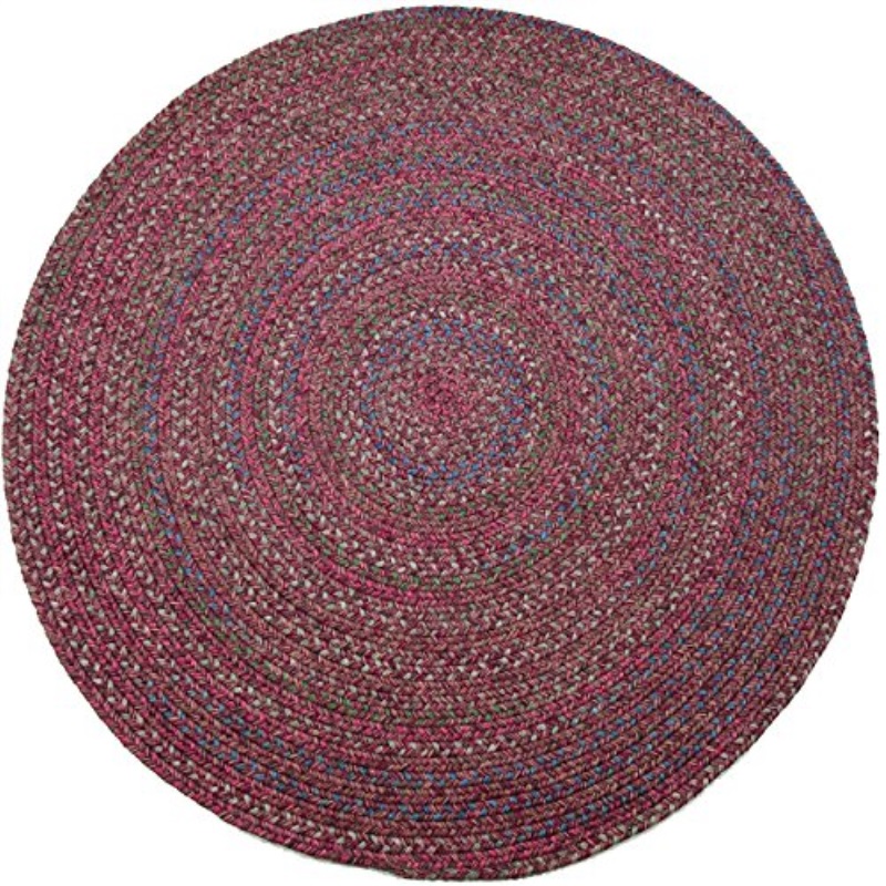 Braided Rugs Rri Home Decor Sonya Indoor Outdoor Round Reversible Braided Rug 8 Feet
