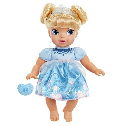 disney princess deluxe baby cinderella doll with pacifier toy