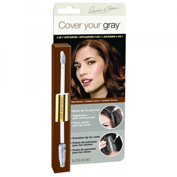 Irene Gari Cover Your Grey For Women 2 In 1 Hair Color Touch Up Wand Irene Gari Cover Your Grey For Women 2 In 1 Hair Color Touch Up Wand 7g 0 25oz Dark Brown