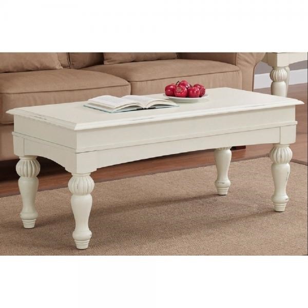 White Distressed Coffee Table Wasatch Vanilla Coffee Table Adds A Traditional Touch To Your Home Decor These