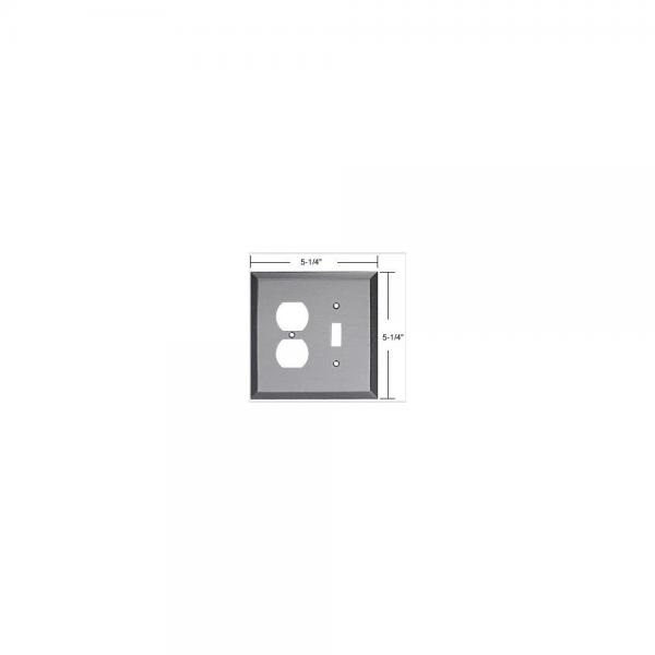Crl Brushed Nickel Round Mirror Clips Set C R Laurence Crl Brushed Nickel Duplex Toggle Metal Mirror Plate