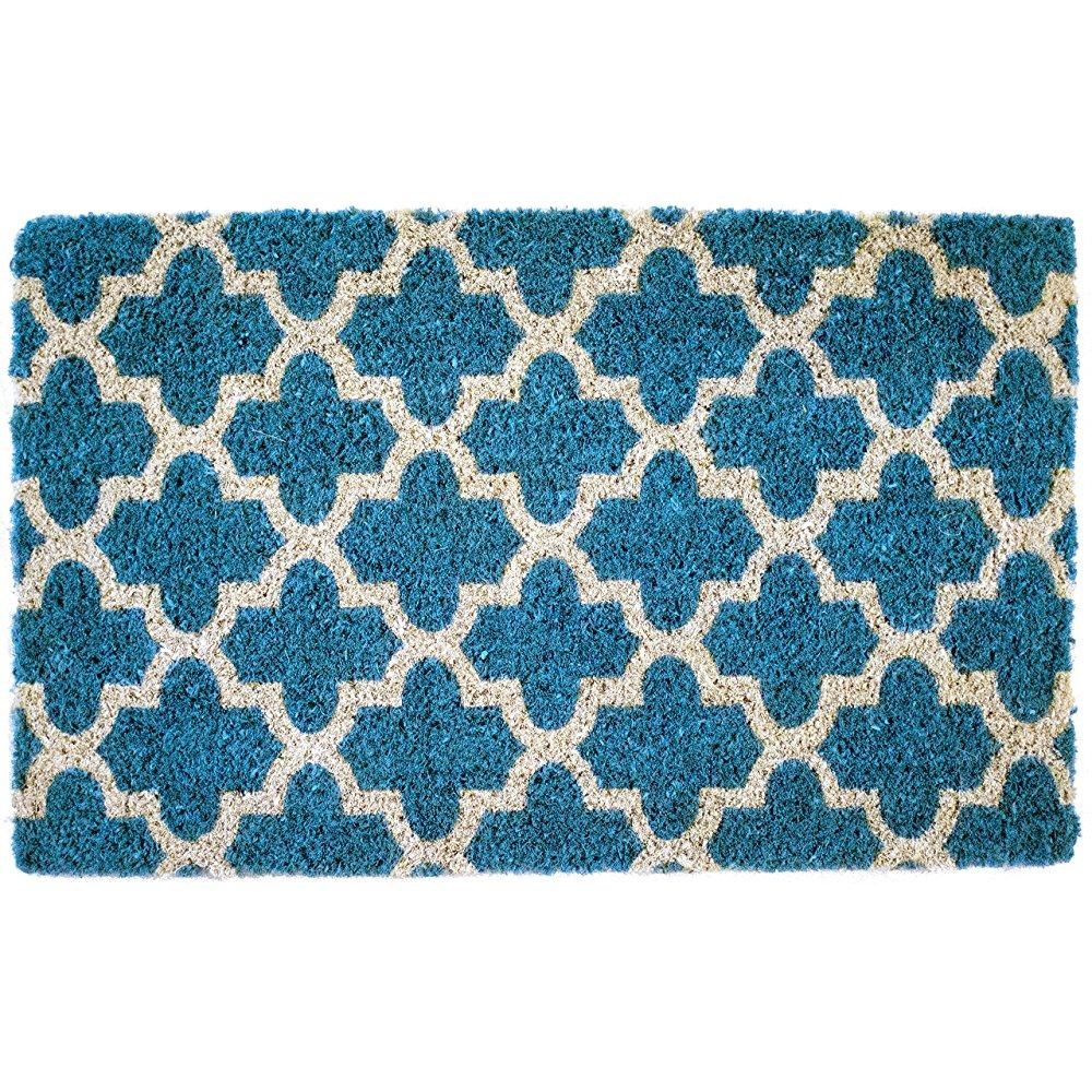 Entryways Annabelle Hand Stenciled All Natural Coconut