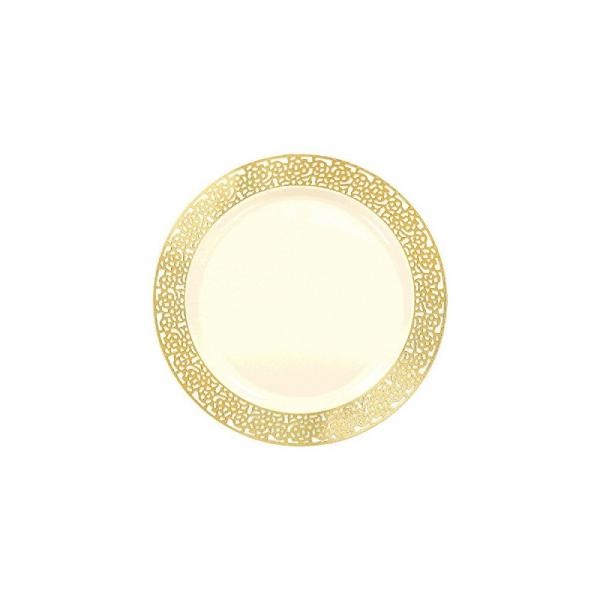 Gold Rim Plastic Plates Gold Rim Plastic Plates